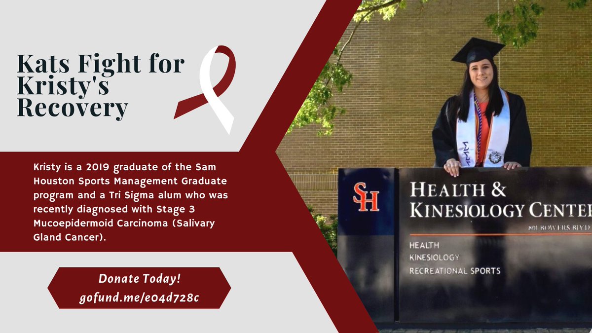 Bearkats_WBB's tweet photo. Please help us support a fellow Bearkat who is going through the fight for her life! Please donate your thoughts, prayers, and money as you can! 🙏 https://t.co/IwU4k6ST8u
