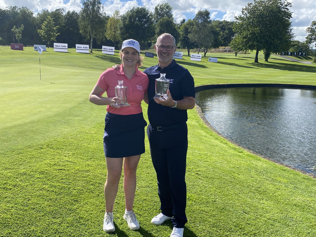 TrilbyTrophy's tweet photo. The top 10 men and top 5 ladies have qualified for our grand final! Well done to Mike Turner and Zoe Wilson who won their section today @CarusGreenGC see you @DundonaldLinks in September @Glenmuir1891 @Ducadelcosma_ @MotocaddyGolf @DarwinEscapes https://t.co/cqqJyLd6jG