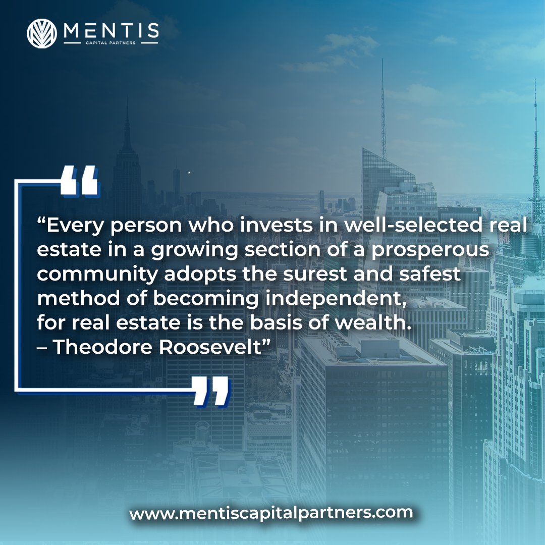 It takes courage to invest in real estate, but it's also the surest and safest way to build wealth because real estate is the basis of wealth.

Invest With Us Now👉👉 mentiscapitalpartners.com/investments/ 

#mentiscapital #multifamilytrends #multifamilyupdates #markettrends