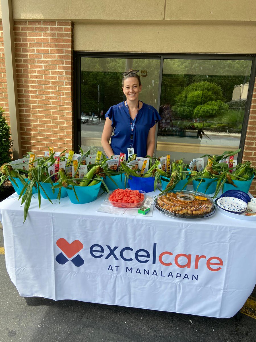 excelatManalap1's tweet photo. Together with @Compassus Hospice and @Platinum HomeCare we kicked off the start of summer with some fresh Jersey corn!
#EXCELCARE #excelcaremanalapan #HereToExcel #summervibes #jerseycorn🌽 https://t.co/9ZwDvXpadK