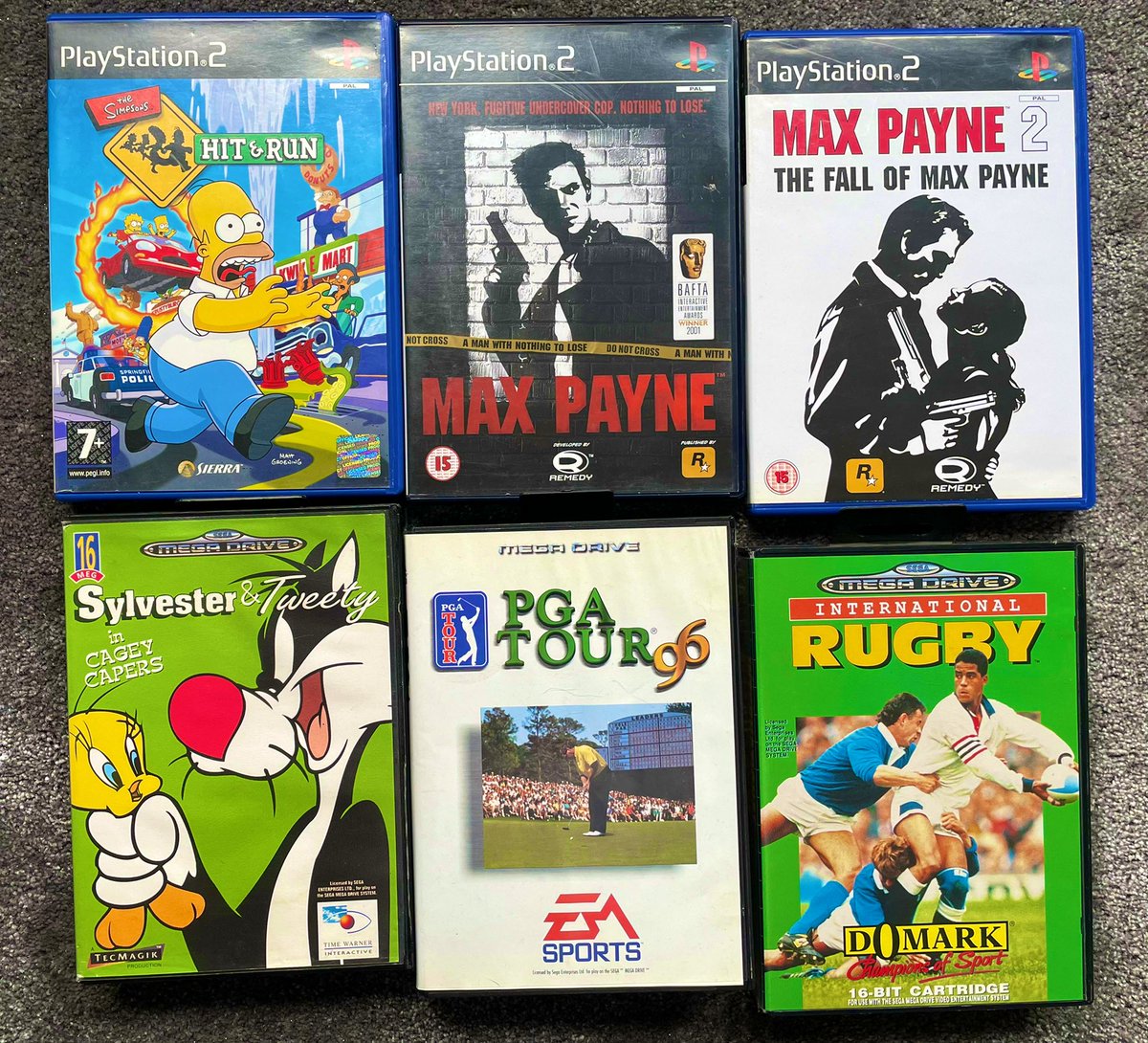 RetroSega81's tweet photo. Today games double bundles delivery for #megadrive & #ps2 especially happy with the PS2 games - thank you again to @jpsartscotland for the sale - legend ๐๐ป๐ด๓ ง๓ ข๓ ณ๓ ฃ๓ ด๓ ฟ #retrosega81 #gamesbundle https://t.co/QBEMIwdNUr