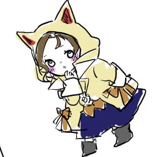 なーんもわかんないけど可愛いわねのらくがき 