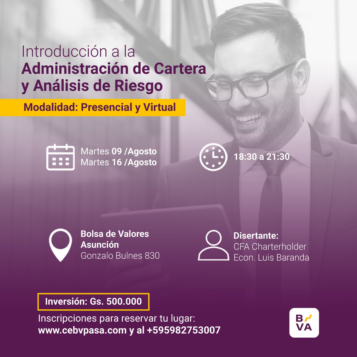 bvaoficial's tweet photo. ¡Se vienen nuevos cursos en el Centro de Estudios!🤩🔜
💻 Ingresa a https://t.co/EjeraeU9ms o escribinos al 0982 753 007 para acceder a más información. https://t.co/XlVRRvKeUB