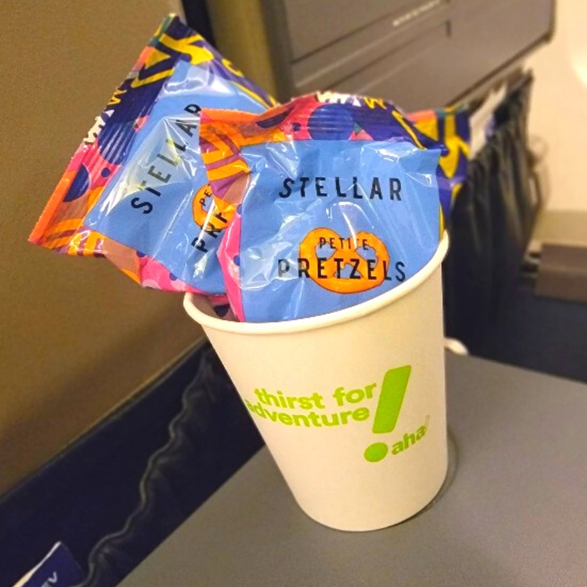 aha! (@ahaairlines) on Twitter photo Mmmm...🥨 🥨 🥨! Cute packaging, delicious pretzels, locally-owned❤️
You can now enjoy petite pretzels on aha! flights, crafted with passion by woman-owned <a href="/stellar_snacks/">Stellar Snacks</a> in nearby Carson City, NV.
P.S. Carson City makes a great day trip from Reno!
#inflight #snacks #reno Mmmm...🥨 🥨 🥨! Cute packaging, delicious pretzels, locally-owned❤️
You can now enjoy petite pretzels on aha! flights, crafted with passion by woman-owned <a href="/stellar_snacks/">Stellar Snacks</a> in nearby Carson City, NV.
P.S. Carson City makes a great day trip from Reno!
#inflight #snacks #reno