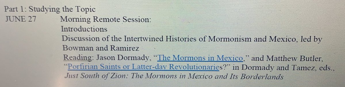CGUMoStStudents's tweet photo. Day 1 of our NEH Summer Institute at @CGUnews on Mormonism in Mexico!!! Introductions and agenda going well. Awesome readings to discuss led by our fearless leaders, Drs. @mbbowman and Dan Ramirez. #NEH #MormonStudies #mxrel #amrel https://t.co/rEMvxIQ1hL