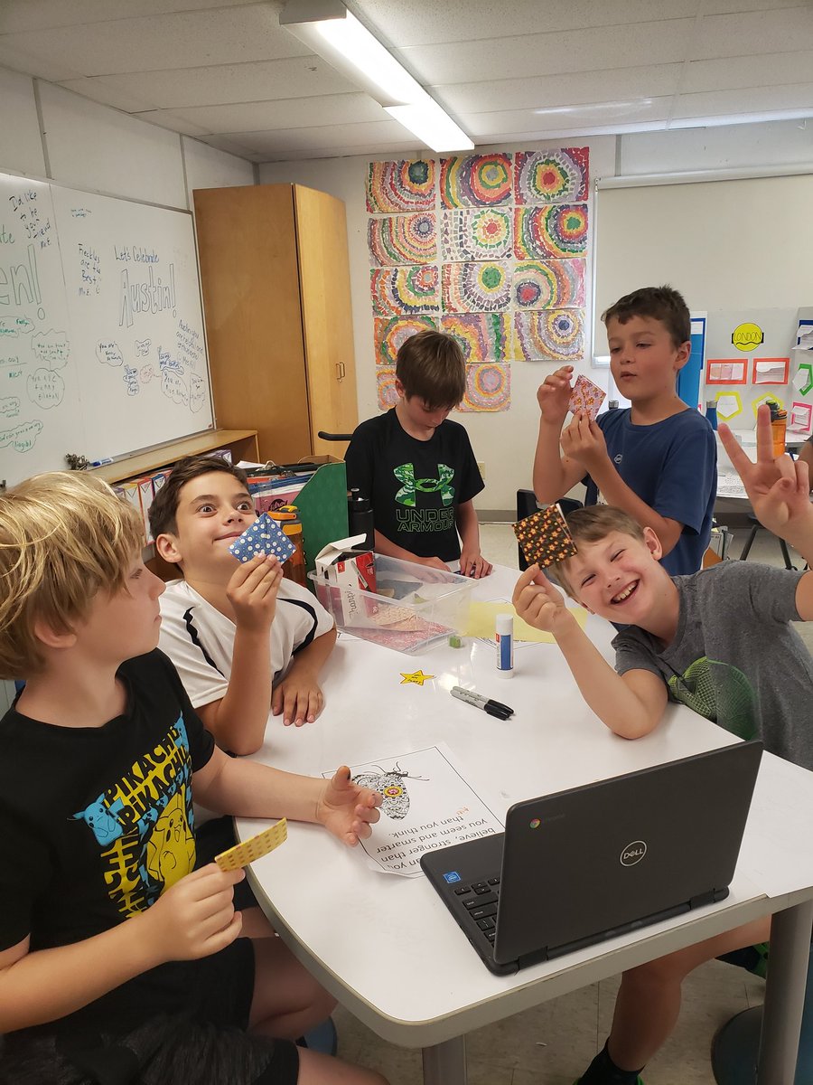 MrsLHill2's tweet photo. Today we are learning the Japanese art of paper folding - origami! Fantastic foxes in 3-1 🦊
#gradethreeJTT @JohnTTuckPS @HaltonDSB https://t.co/6GsnvrNRHd