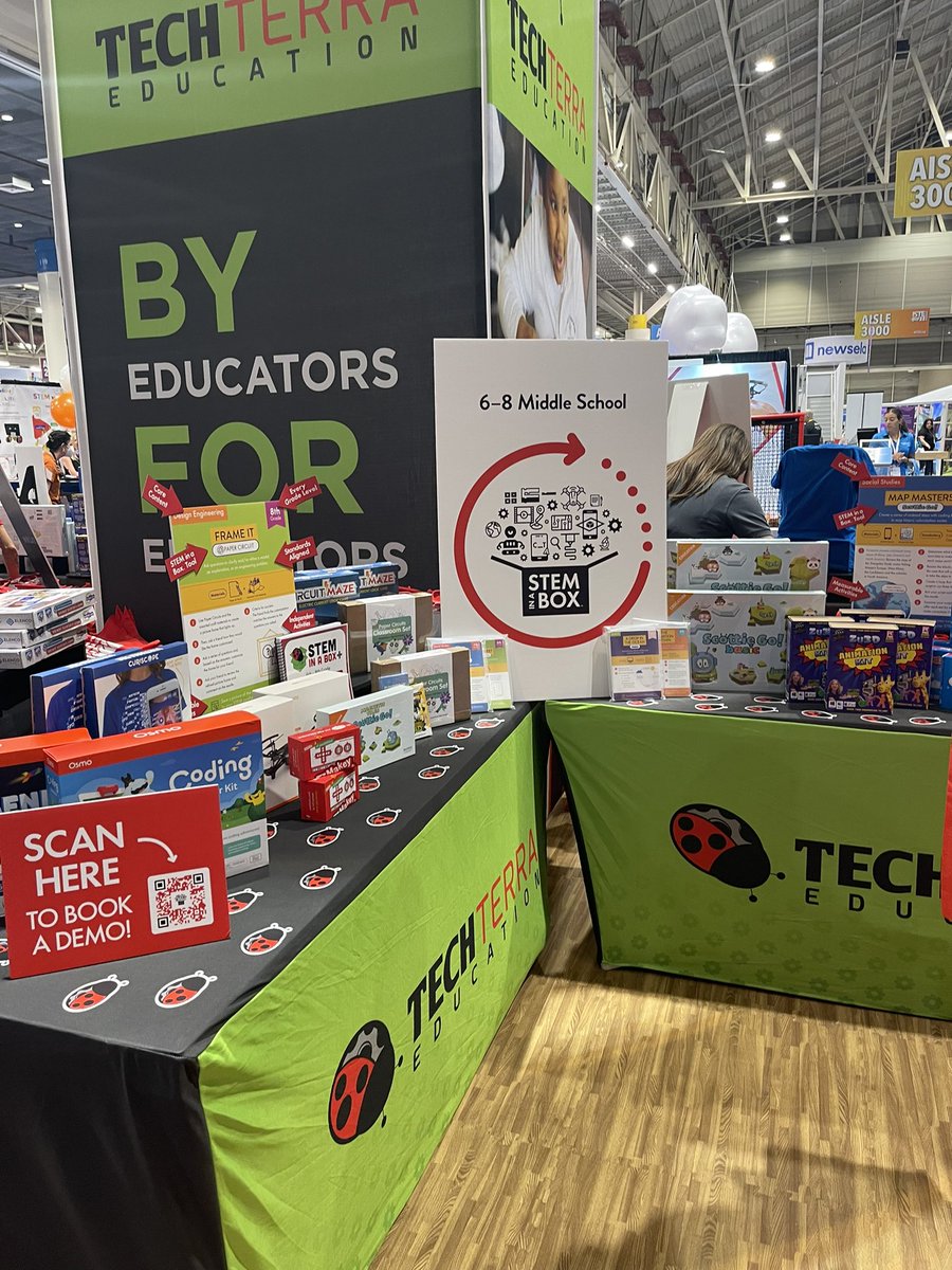 DrJEMcDonald's tweet photo. Excited about #STEMInaBox a Comprehensive, TurnKey Solution! @TechTerraEd #ISTELive22 https://t.co/Mt3tmVQ1AZ