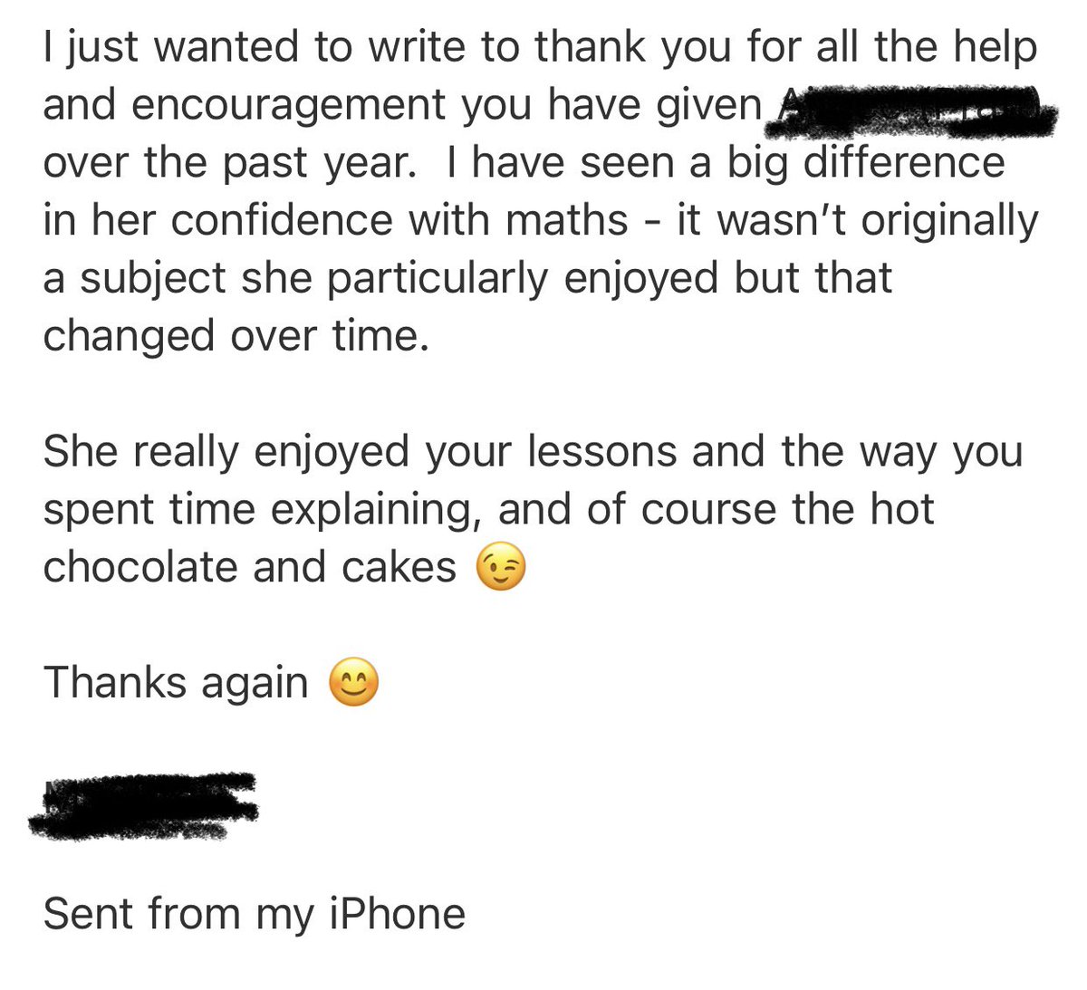 This is why I teach, to make a difference.  #teacher #teachertwitter #Maths #Maths