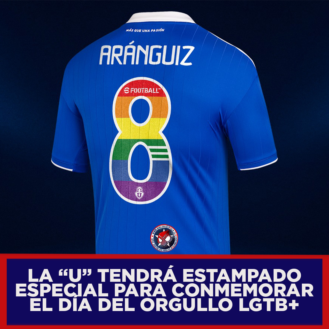 rincondelbulla's tweet photo. 🏳️‍🌈 La "U" junto a adidas han ideado un estampado especial para conmemorar el Día del Orgullo LGTB+, donde en lugar del clásico estampado blanco, se lucirá la bandera de la diversidad que representa el arcoíris. https://t.co/2xkuaJW0Vt
