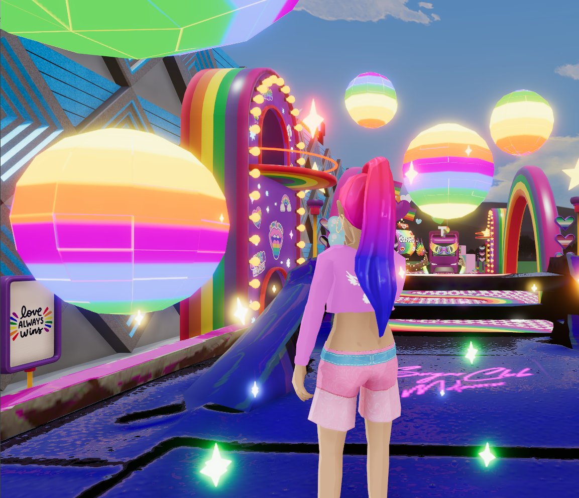 teh_nya0nya0's tweet photo. Flash⚡️#NFTGiveaway🎁
More #MetaversePride wearables🏳️🌈!
3x🏆Winners🌈Bi Pride Pony
3x🏆Winners🦄Unicorn Mane
To Enter:
1⃣💜+ RT
2⃣ Follow me, @Doki3D @NewJenerationG
3⃣ Tag friends + Drop $ETH addy
⌛️Ends in 24 hrs!
#Metaverse
#Decentraland
#MetaPRIDE
#PRIDE https://t.co/Di3CEYamin