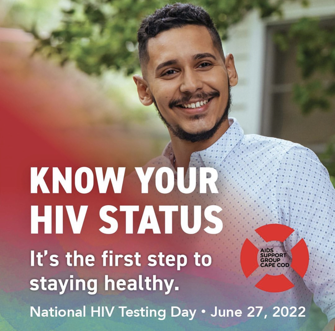 June 27th is National HIV Testing Day!

Call or visit any of our sites for FREE HIV/STI screenings: asgcc.org 
Ptown: 508.487.8311
Hyannis: 508.778.1954
Falmouth: 774.763.6656
