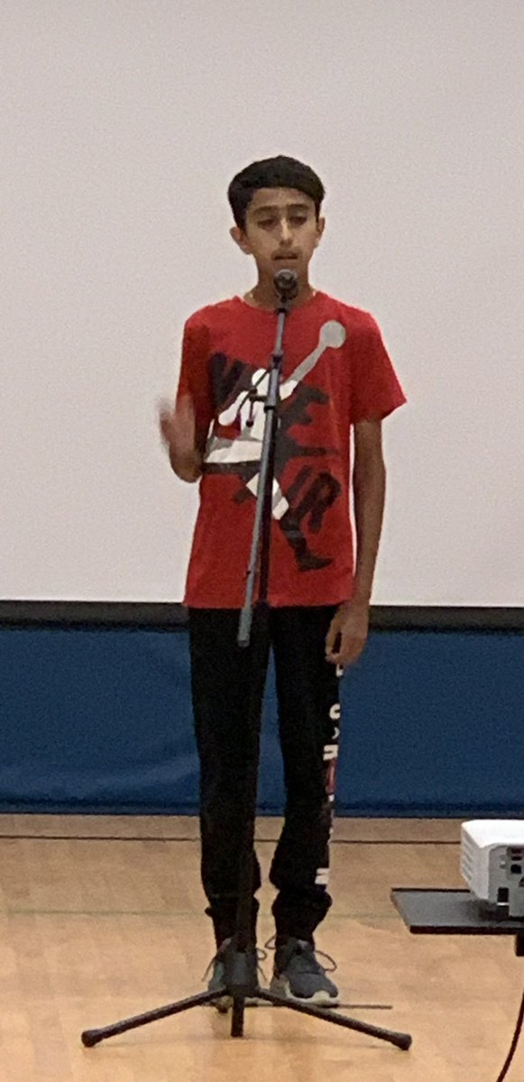 Grade 6s shared some spectacular spoken word. @MrsHKingsClass <a href="/RobinAPerri/">Robin Perri</a>