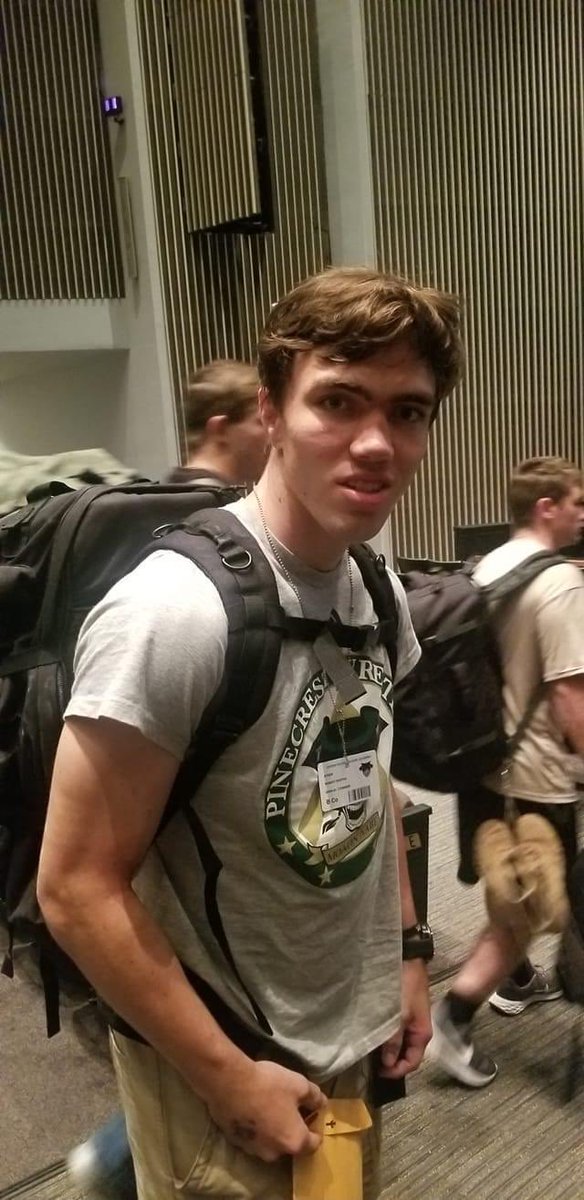 PC_Wrestling's tweet photo. This is how a confident young PC Patriot Wrestler/football player reports to the United States Military @WestPoint_USMA Rocking our logo!  Good luck @hyder_rob and thank you for volunteering to lead the next generation of American 🇺🇸 men/women. #pcpride #army 🤼‍♀️ 🏈 https://t.co/O4wWozVFXY