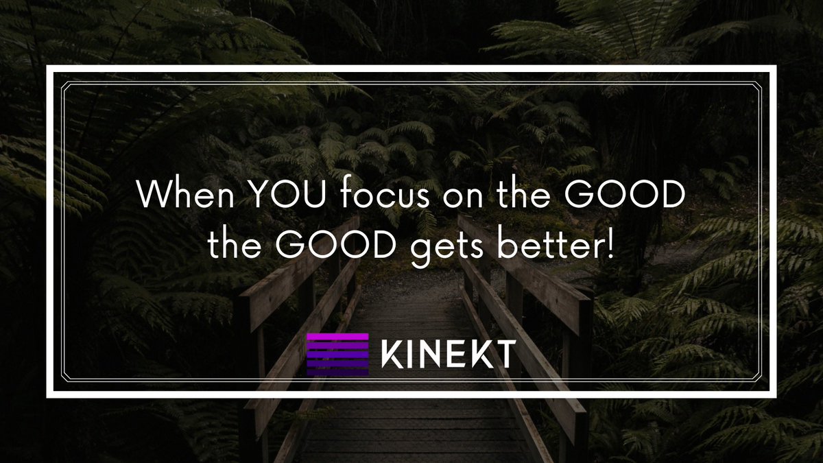 kinektsocial's tweet photo. #MondayMotivation is HERE!

Keep an attitude of #gratitude &amp; focus on the positives in your life. ✅

Don’t waste time &amp; energy on the #negativity in this world. ❌

Be present &amp; surround yourself around those that make you a better YOU. 💜

#mentalhealth #nfts #love #Bitcoin https://t.co/jRrCHE6l6B