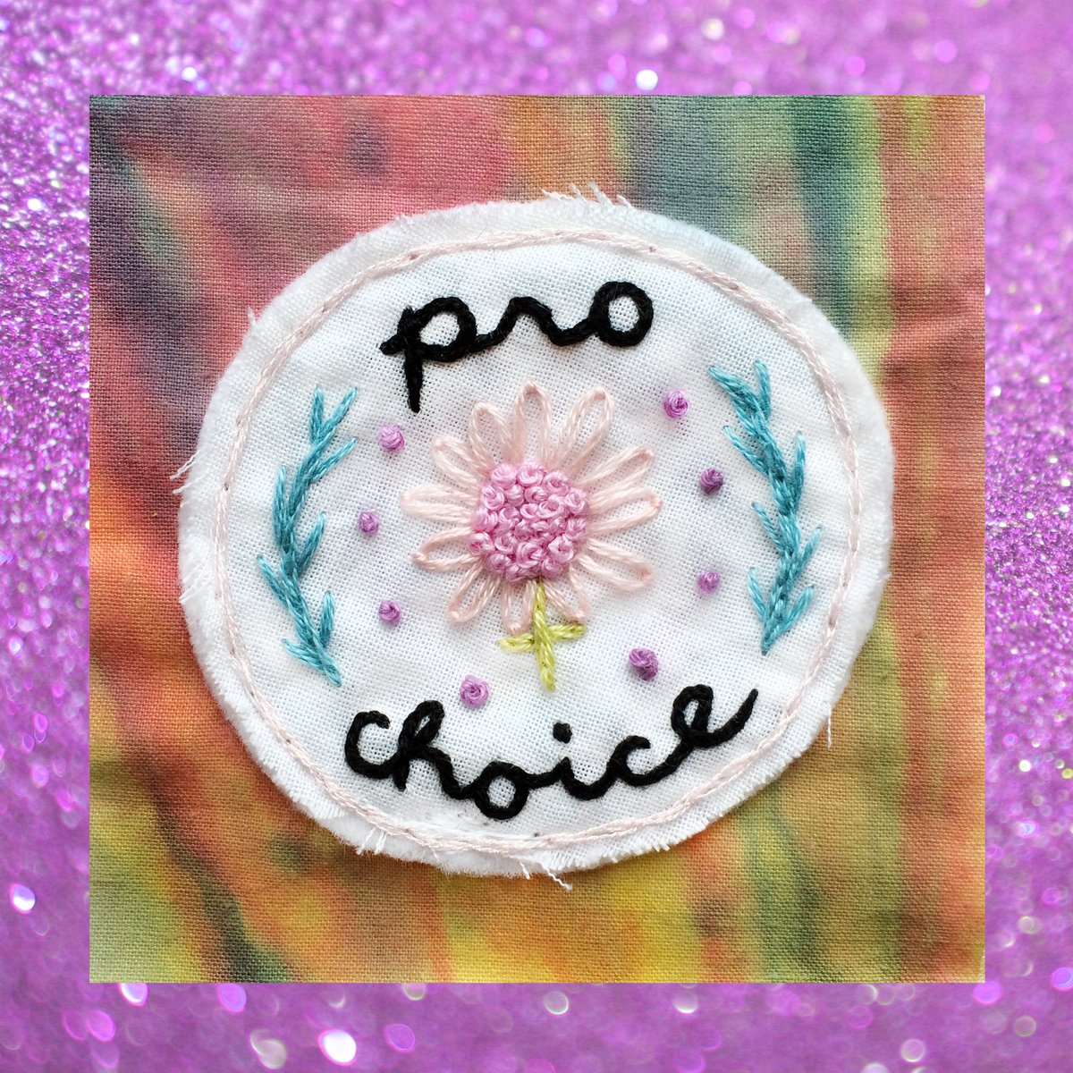 witchvisions's tweet photo. an old patch I made years ago. 
everyone deserves the right to choose. https://t.co/kADEZpXkxW