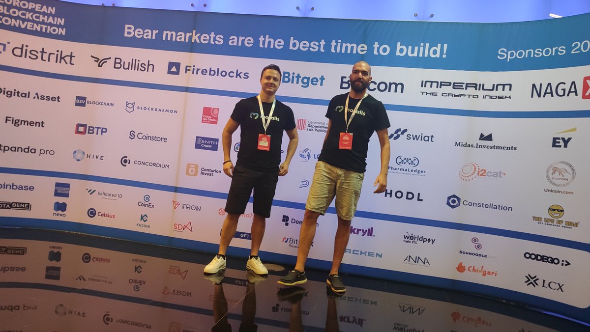 'Bear markets are the best time to build!' 🔨

WAGMI! #EBC22 #EuropeanBlockchainConvention