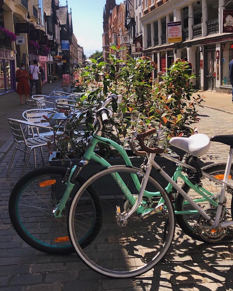 My beautiful bike (the blue/green one) was stolen in Chester over the weekend, absolutely gutted as is my only form of transport, long shot but trying to see if I can get it back so please share, thank you <a href="/ShitChester/">12 years of Shitchester</a>  <a href="/standardchester/">Chester Standard</a> <a href="/chestertweetsuk/">#chestertweets</a>