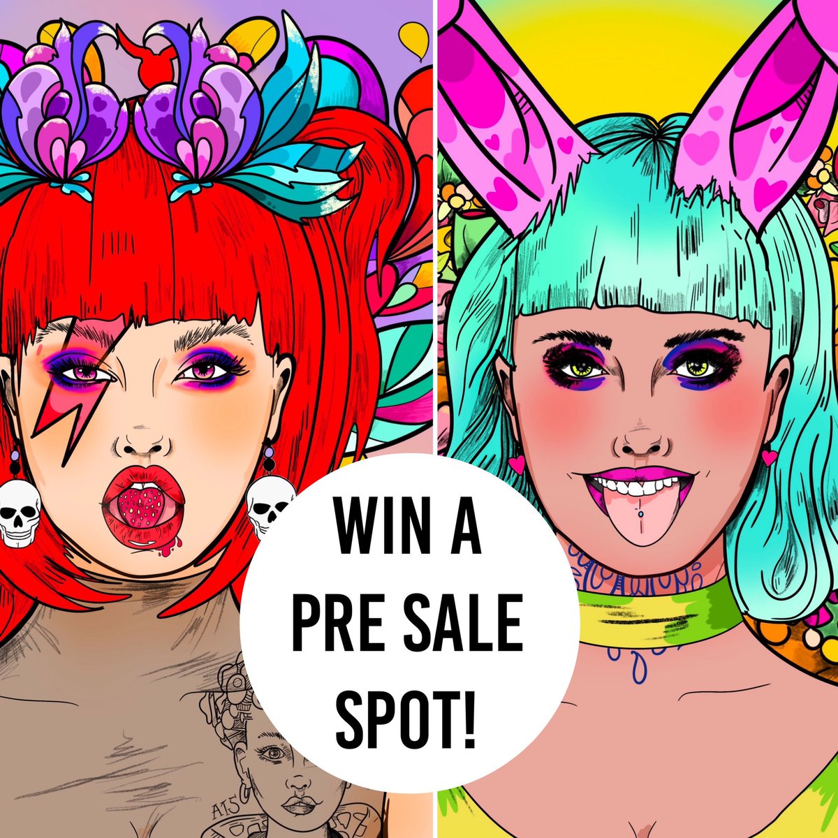 NEW PRE SALE GIVEAWAY! ⚡️💎

1️⃣ Like and retweet!
2️⃣ Follow <a href="/CrazySassyExes/">Crazy Sassy Exes NFT - MINTING NOW ✨</a> and <a href="/StudioIrida/">Marleen🧃 Studio Irida</a> 🍑
3️⃣ Tag some sassy friends and post a sassy gif (optional)!

The Pre Sale spot will give you a guarantee to get a Crazy Sassy Ex before we go live at public sale! ❤️‍🔥