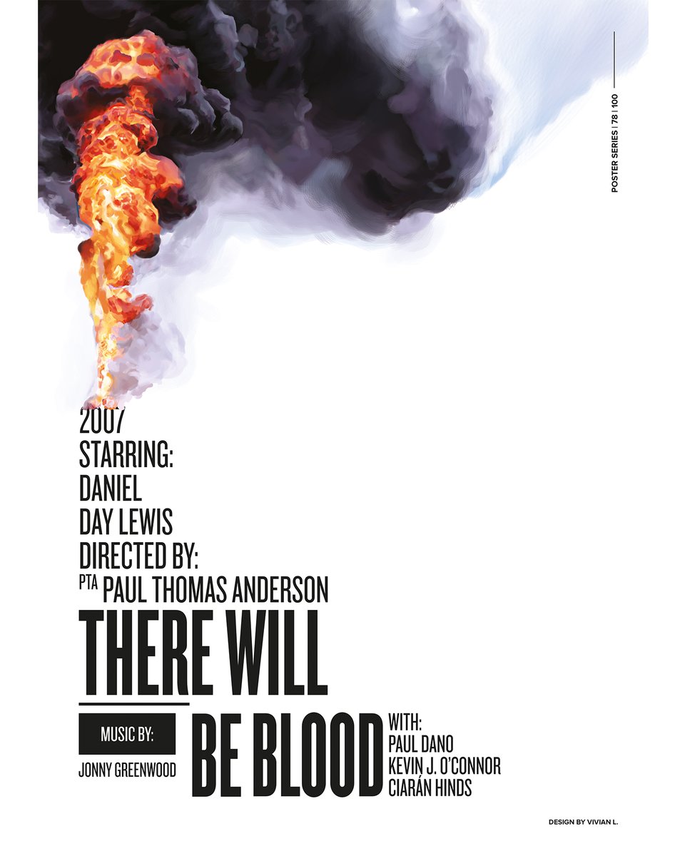 Happy Late Birthday to Mr Paul Thomas Anderson. Here is my alternative movie poster for There will be Blood shows outstanding directing, paired with haunting music by Jonny Greenwood and top tier acting all around. #happybirthday #PaulThomasAnderson