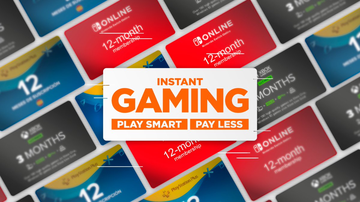 Ahora que empiezan las vacaciones es buen momento de comprarse una tarjetita para tu subscripcion a Play o Xbox. Entra en <a href="/InstantGamingES/">Instant Gaming</a> y consiguelas con un descuentazo!

▶️instant-gaming.com/es/?igr=Comuni…
