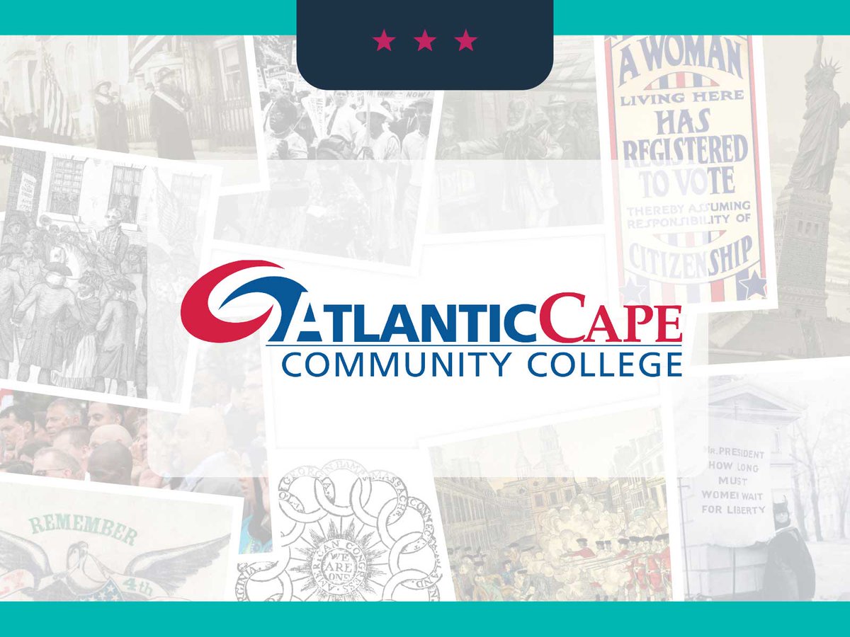 njhumanities's tweet photo. Atlantic County! Join us on July 7, 5-7 pm as we welcome the Voices and Votes exhibit from @sitesExhibits and @MuseumOnMainSt to @atlanticcape in Mays Landing. RSVP to the reception here: https://t.co/mKwfKkj8iS #VoicesVotes #ExploreDemocracy https://t.co/fwRieFjN7a