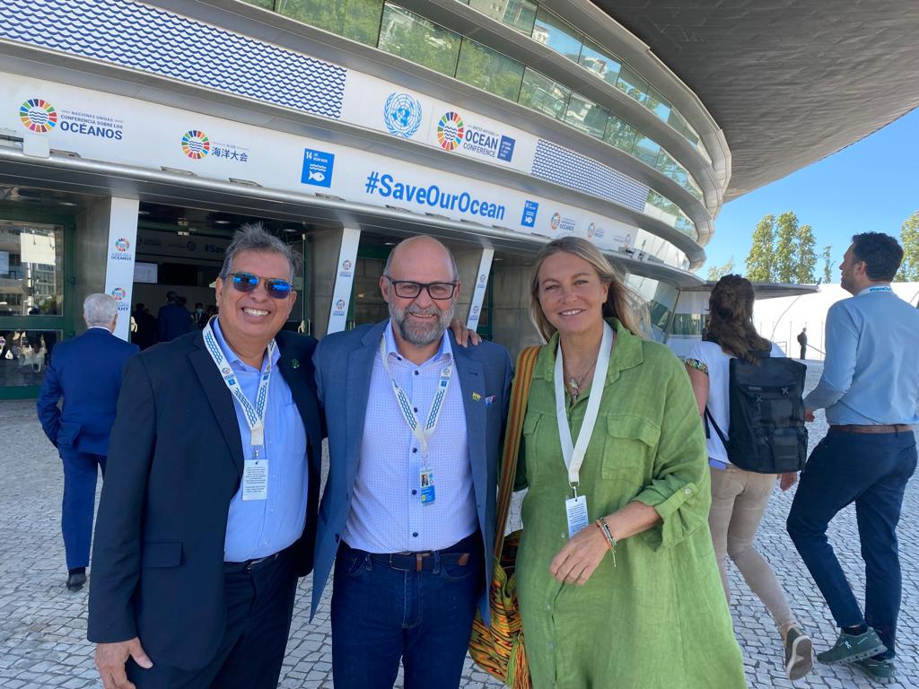 🙌🏼Conservación Internacional estuvo presente durante la intervención en la Conferencia de las Naciones Unidas sobre los Océanos 2022, del gobierno de Colombia, en él anunció de la protección del 30% de sus áreas marinas, ocho años antes de lo pactado en la meta global 30x30. 👇