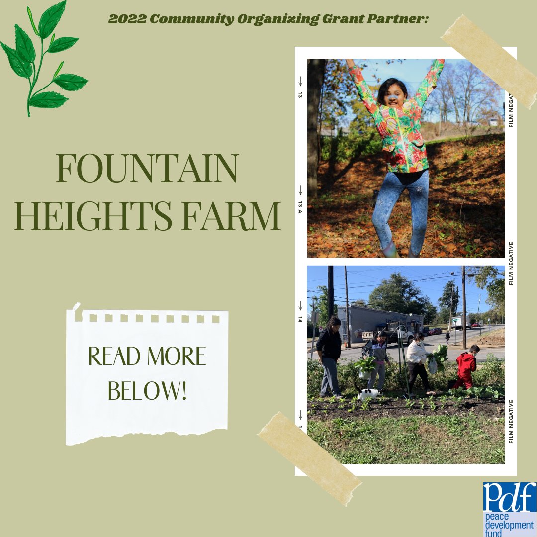 PeaceDevFund's tweet photo. We are excited to spotlight Birmingham, AL’s Fountain Heights Farms. The mission of the Farms is to combat food insecurity and improve the quality of life for residents of the Fountain Heights community.

#PeaceDevelopmentFund
#2022GrantPartners
#CommunityFarming
#UrbanFarming https://t.co/skcUlgUKRg