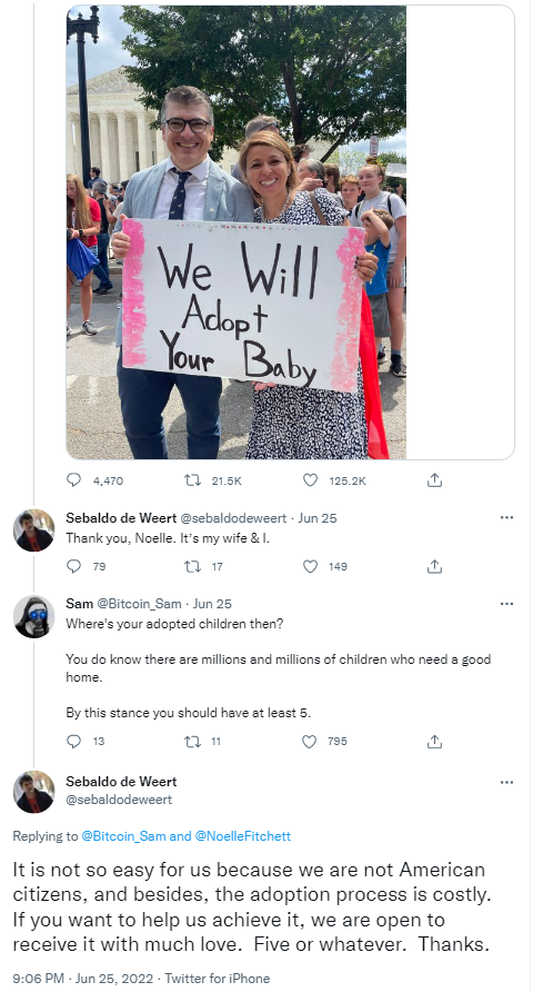 CredenceClearoj's tweet photo. "We will adopt your baby. Well, no we won't, but please give us money." https://t.co/iOdFaO0Qd3