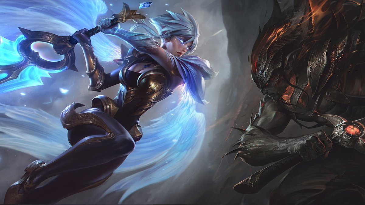 theAKumoto's tweet photo. Já que dia 29/06 teremos o lançamento das skins Emissário da escuridão Yasuo e da Luz Riven no #wildrift, vou fazer o sorteio de 5 dessas skins, o vencedor escolhe. Pra participar, só seguir os passos do link abaixo

https://t.co/QEDSBgbTtE

Boa sorte 😎 https://t.co/BFxNLOC06p