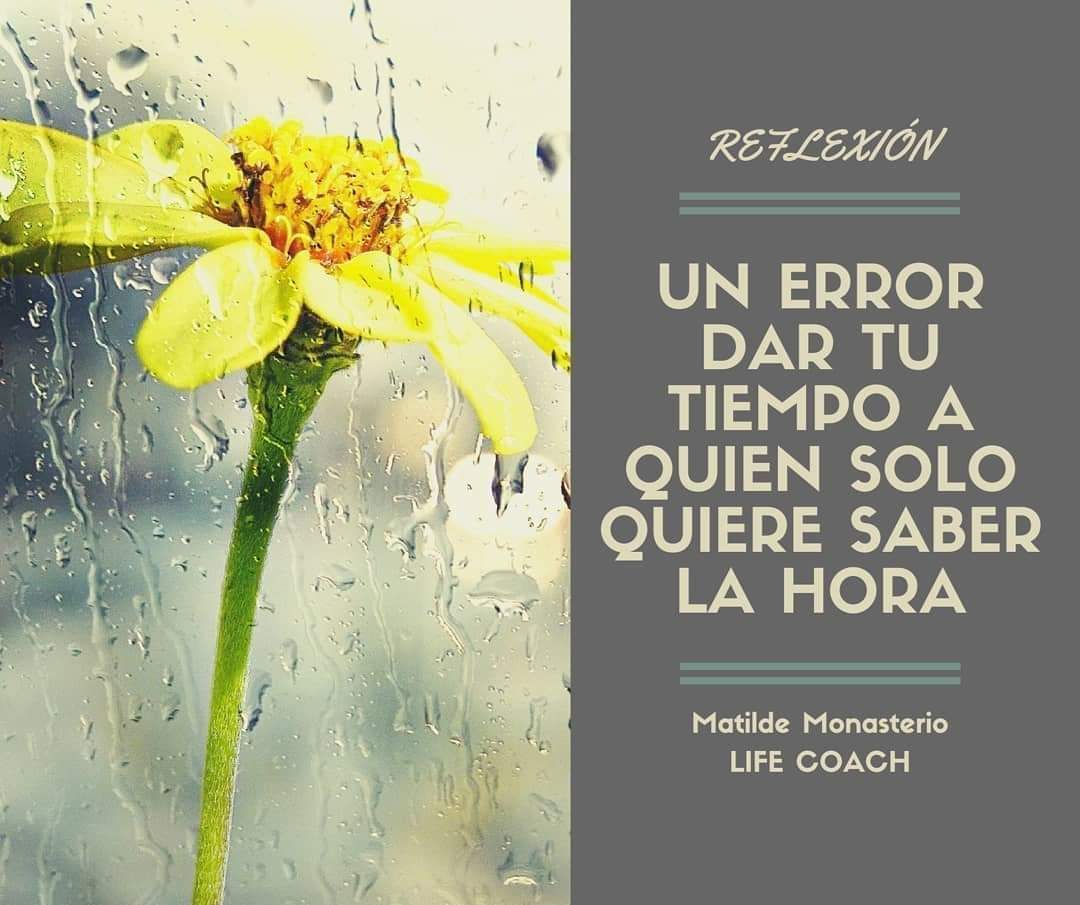 matimonasterio's tweet photo. El tiempo debe ser bien invertido. ¡No regresa! https://t.co/GNa42bRb5u