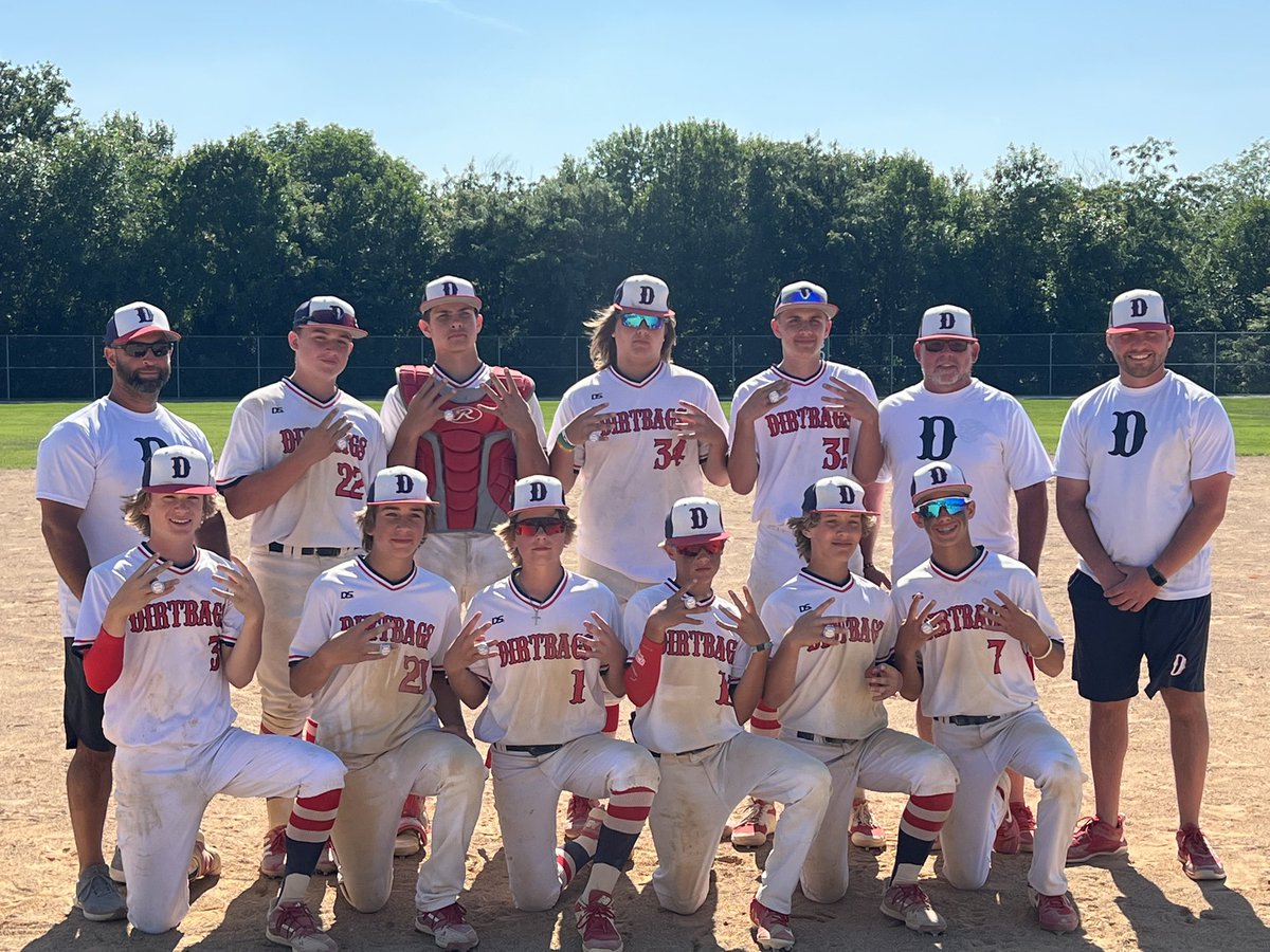 Very proud of these young men! Season started out rough but they have worked hard and trusted the process and came out the champion among a competitive field in the Building Champions tournament this past weekend going 5-1. #Dirtbags