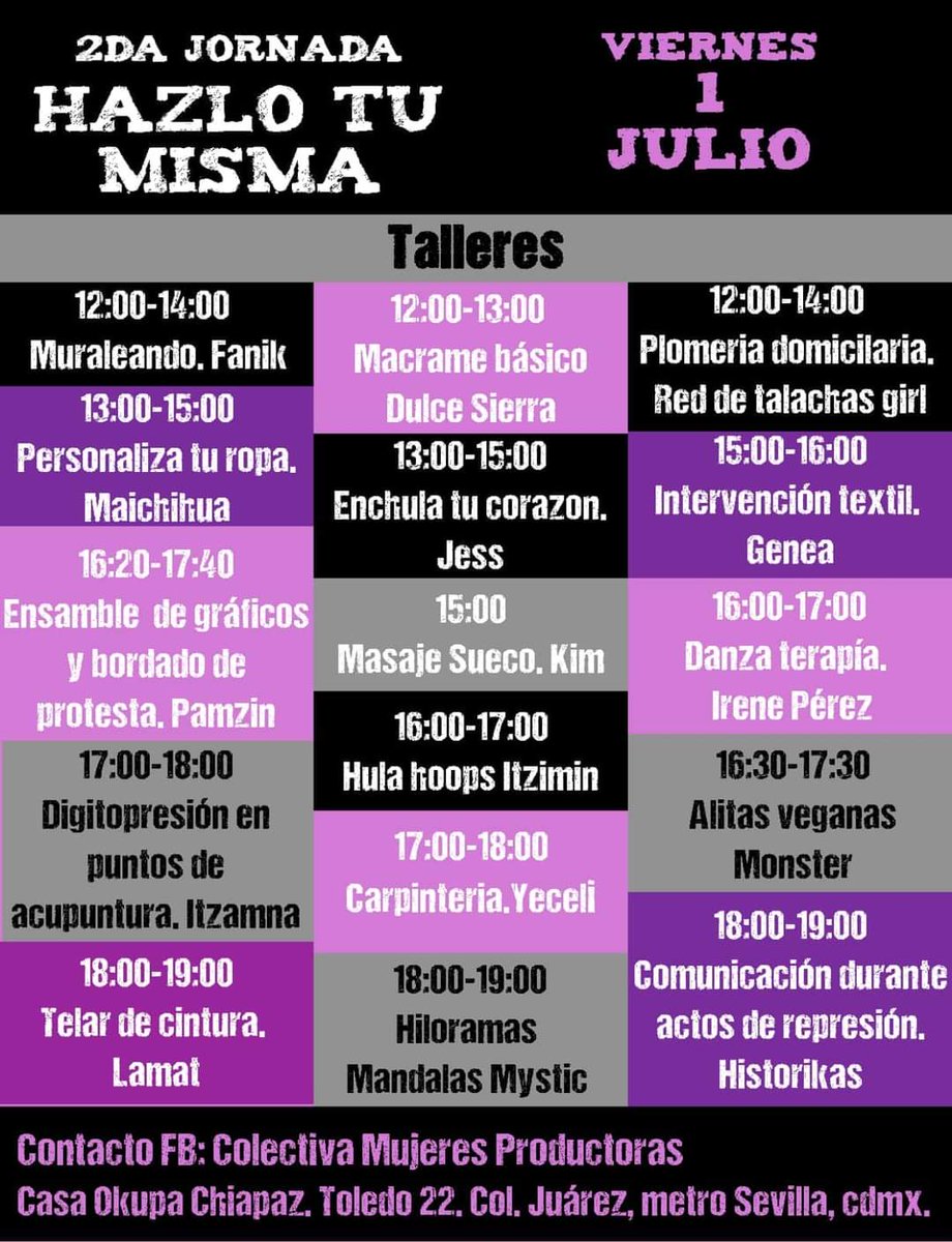 LibresYa_'s tweet photo. CONTACTO: FB Mujeres Productoras
https://t.co/1jzr8oryH5
#MujeresProductoras
#Merkadita
#Talleres
#LibresLas3 https://t.co/t77lt9sGHA