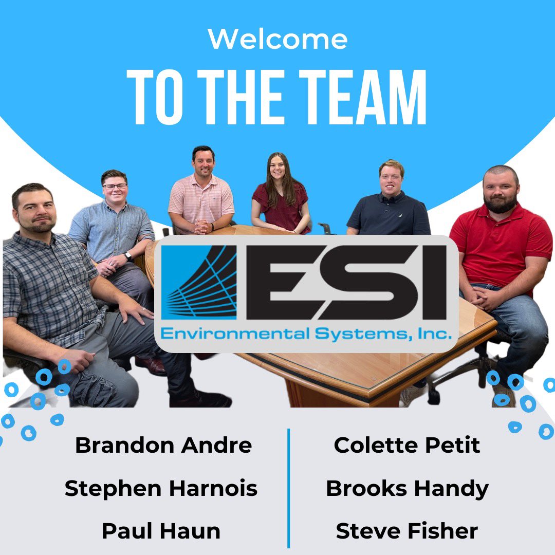 We are excited to bring aboard Brandon Andre (Startup Project Manager), Stephen Harnois (Mechanical Engineer), Paul Haun (Account Manager), Colette Petit (Marketing Coordinator), Brooks Handy (Controls Design Engineer), and Steve Fisher (Electrical Project Manager) to our team!