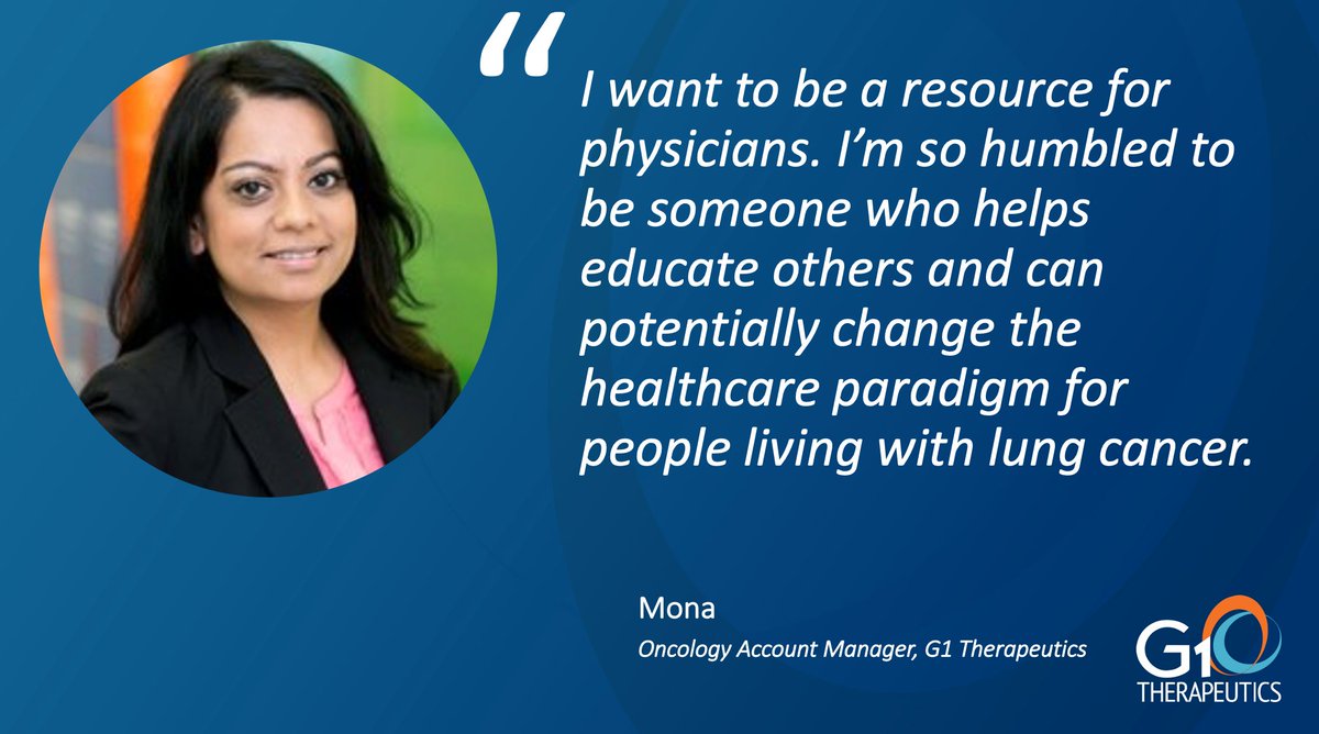 Hear from Mona, a member of our passionate sales team, as she describes what drives her in supporting those in the #oncologycommunity. #LifeatG1