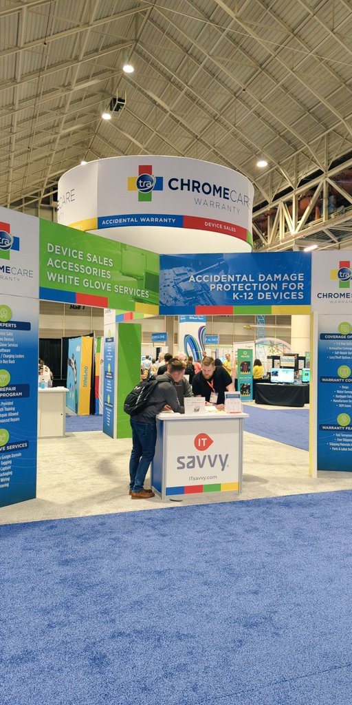 ChromebookChris's tweet photo. Come by our ChromeCare booth #2734 at #ISTELive22 and enter to win a Chromebook! (And also to learn about our Chromebook Accidental warranty 😎) #ISTELive #ISTE https://t.co/cB6jw4MUft