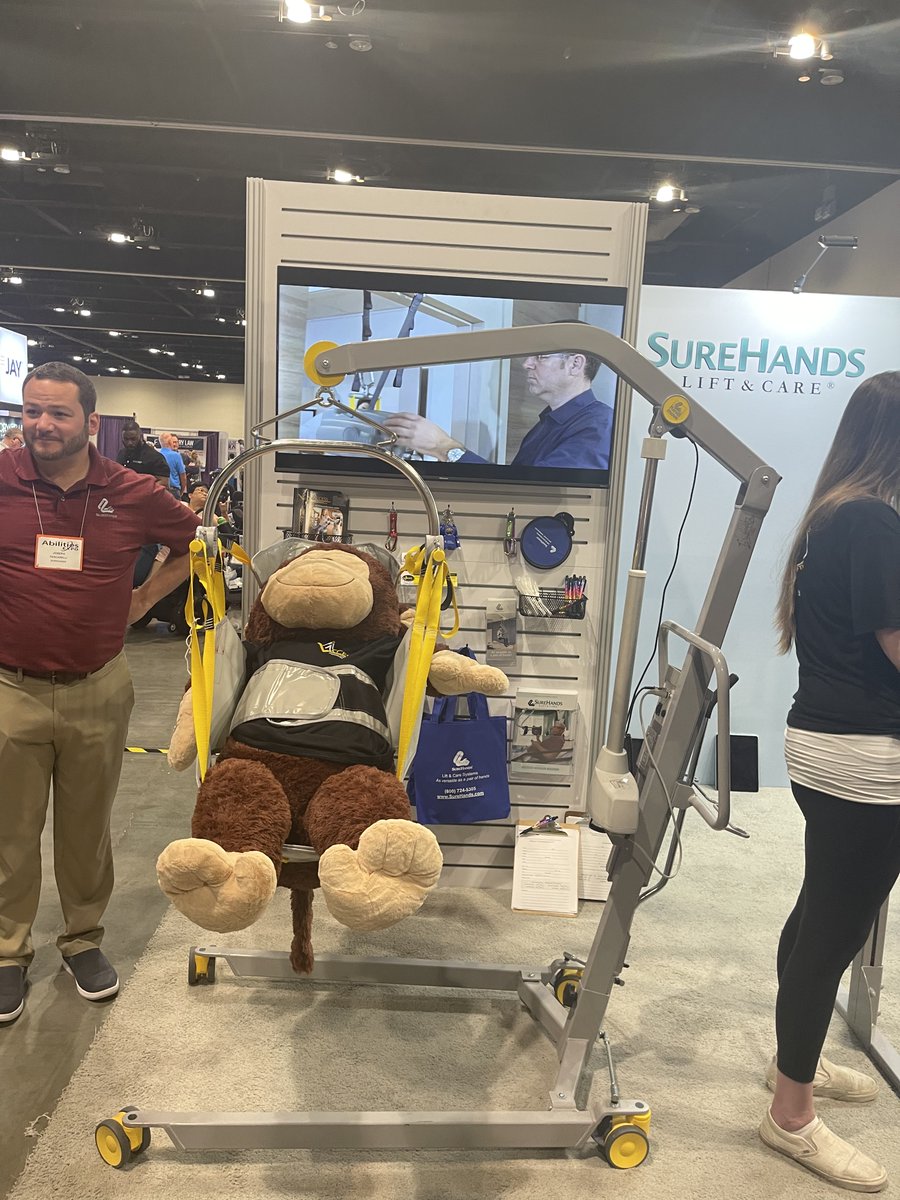 LewisU_OT's tweet photo. Many different types of wheelchairs, chair lifts, and transfer devices were also on display! https://t.co/mThpvXtLI1