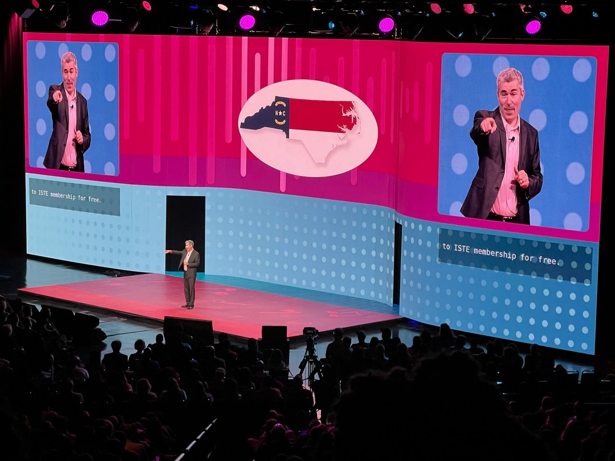 So excited that @ISTE was able to officially announce the partnership with <a href="/ncdpiDTL/">NCDPI DTL</a> to provide membership to all NC educators! More information will be coming late summer/early fall, but feel free to reach out to me with questions! #NCISTE #NCDLCN #NCEd #ncbold