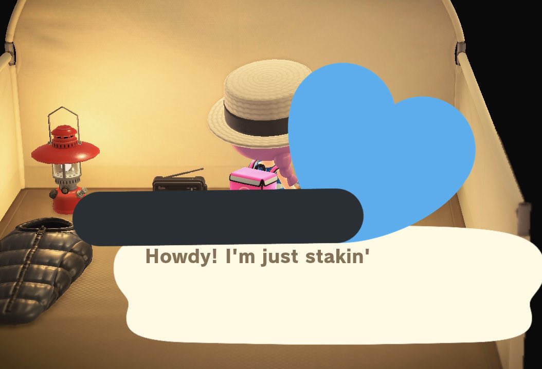 cuteostate's tweet photo. Guess that visitor! Who is visiting CuteOState? 
Guess the species!
(I will reveal the answer tomorrow)
#guessthatvisitor #acnh #guessinggames #NintendoSwitch #AnimalCrossing https://t.co/5ZSsTe9ekN