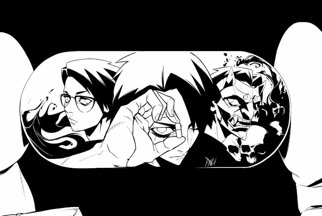 The Id, the ego and the superego and the temporary solutions.
#digitalart #AnimeArt #mangaart #drawing