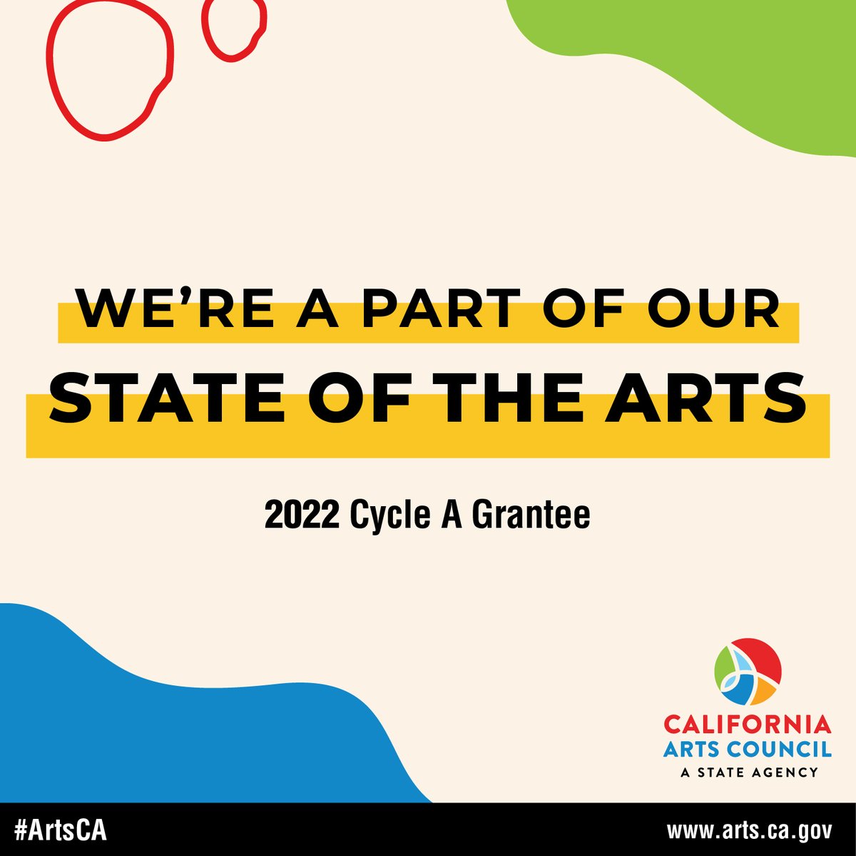 Thank you to the California Arts Council for your generous support of Moving Arts. This organizational support grant will allow us to stay true to our mission while sustaining our artistic integrity.