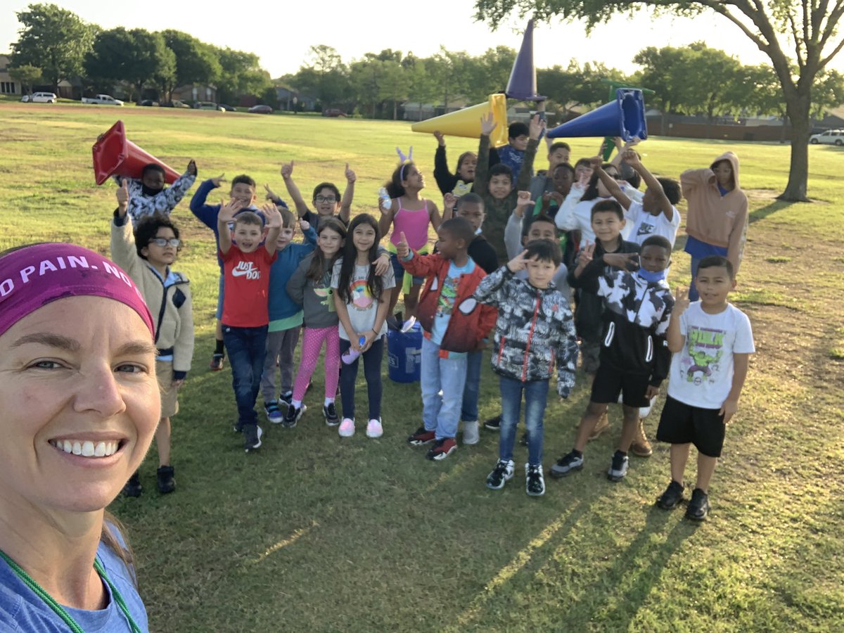 Marathon Kids (@marathonkids) on Twitter photo Today's Community Spotlight comes from Coach Featherston of Kimball Elementary in Mesquite, Texas:
"Lots of marathon runners in the group! So proud of these kids for starting their day at running club today! 🏃🏽🏃🏼♀️🏃🏾🏃🏾♀️#kimballes #poteetstrong
<a href="/MarathonKids/">Marathon Kids</a>
<a href="/mesquiteisdtx/">Mesquite ISD</a>" Today's Community Spotlight comes from Coach Featherston of Kimball Elementary in Mesquite, Texas:
"Lots of marathon runners in the group! So proud of these kids for starting their day at running club today! 🏃🏽🏃🏼♀️🏃🏾🏃🏾♀️#kimballes #poteetstrong
<a href="/MarathonKids/">Marathon Kids</a>
<a href="/mesquiteisdtx/">Mesquite ISD</a>"