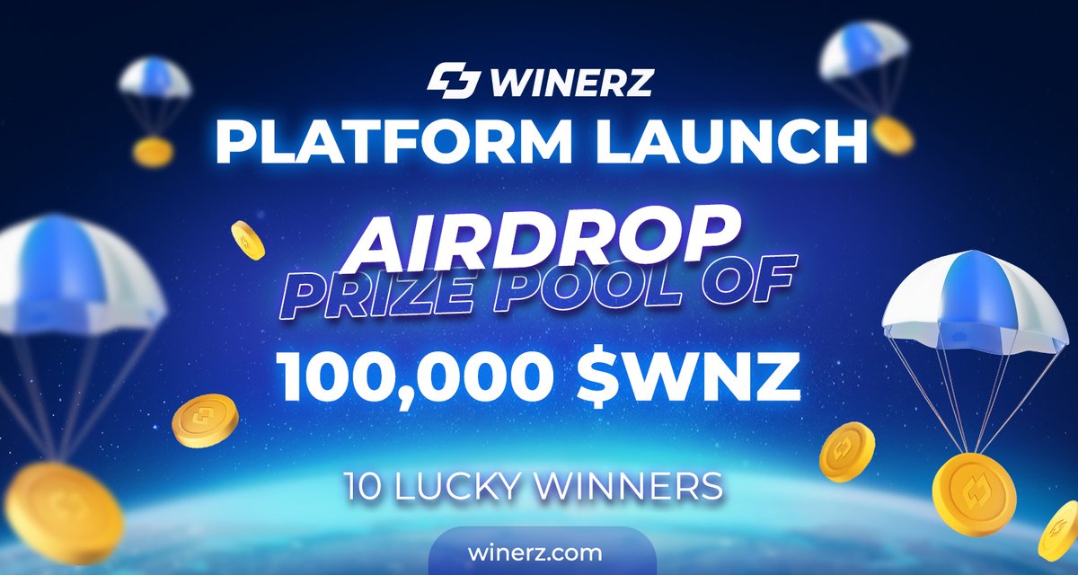 Winerz_official's tweet photo. Today, with the launch of our Platform, we're doing an #Airdrop to thank you all for your patience &amp; support!🙏

Complete a few easy tasks and win a part of 100,000 $WNZ!!!😱

You can be one of 10 lucky winners.

🔗Airdrop link: https://t.co/hEIglKVKwt

#Solana #Airdrop #Giveaway https://t.co/sW6OnkBu6c