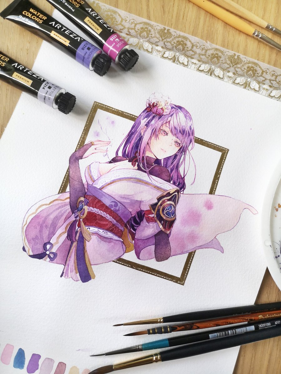 Happy bday Ei!
Am late by one day but it counts right 😭
#GenshinImpact #RaidenShogun