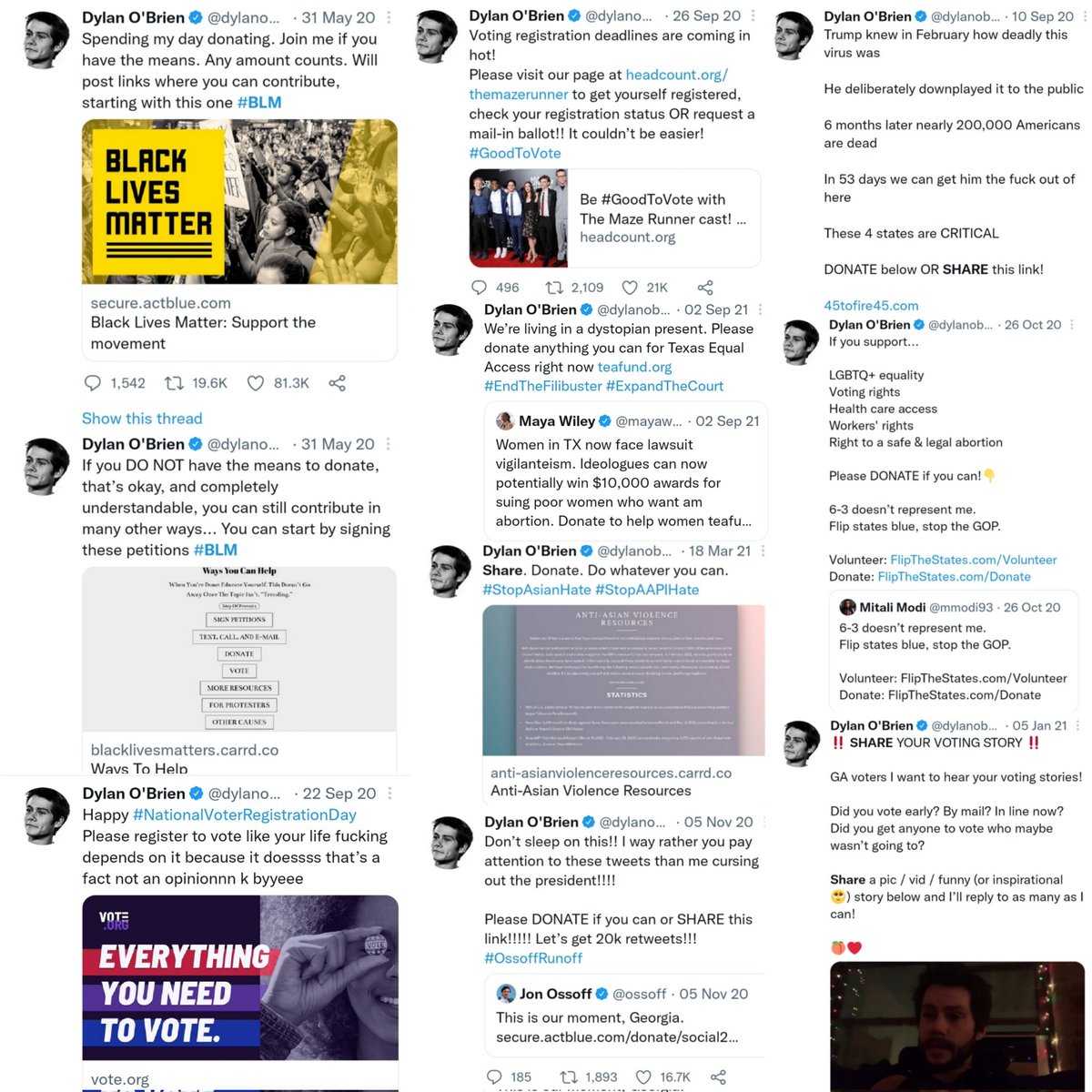 Isso é Dylan O'Brien! ❤

Sempre bom relembrar o ídolo que nós temos, pois, apesar de as suas intenções serem as melhores, muitas vezes a hipocrisia das redes sociais consegue cegar.

🗞 Coup de Main | 2021