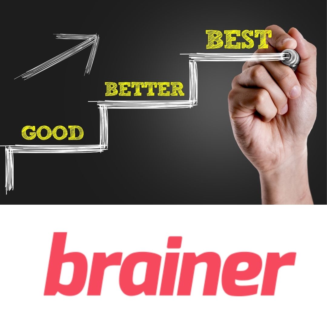 brainer_io's tweet photo. Good is good, better is good, best is the BEST! Practice makes perfect! 💯 https://t.co/8BgK7K9njs