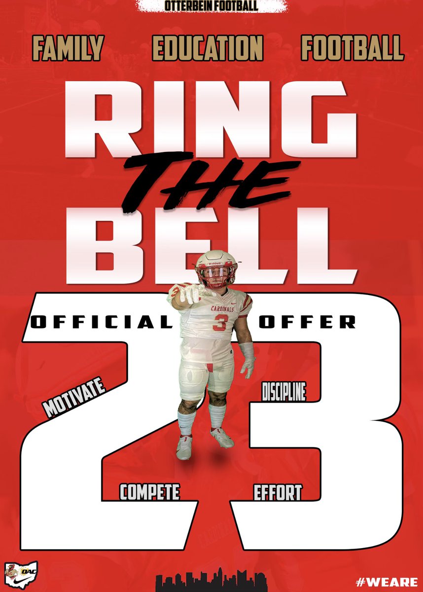 Blessed to receive an offer from Otterbein <a href="/CoachGeiger_/">Coach TG</a> @Otterbein_FB