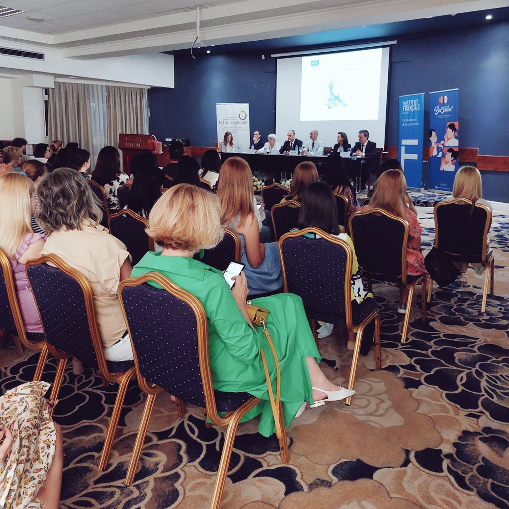 IFSkopje's tweet photo. En ce moment 👉 Ouverture de l'Université d'été de Struga! 

Plus de 120 professeurs de 🇲🇫 sont présent.e.s ! Merci !

Suivez-nous via #UniDEte2022 ! https://t.co/WuvV8uBlMY