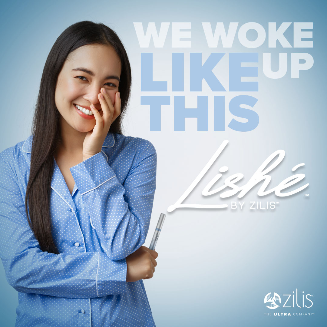 We woke up like this! Lishe by Zilis is cannabinoid-infused skincare that can help you discover the best skin of your life. Try it today! #skincare #antiaging #collagen #zilis #lishebyzilis #cbd #hemp