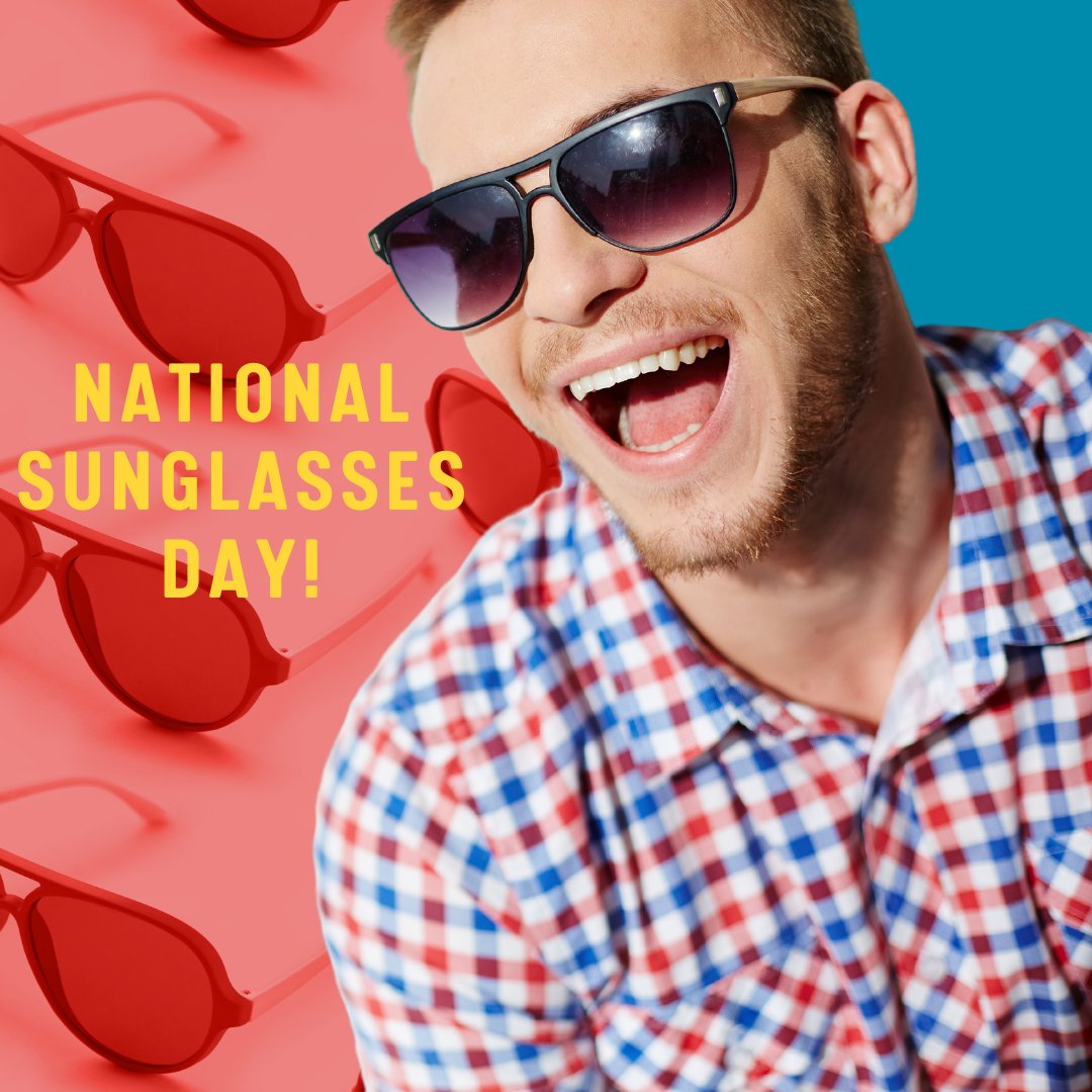 OAA_ORG's tweet photo. Happy National Sunglasses Day!
.
.
.
#oaa #opticiansassociationofamerica #optician #optical #helpingamericasee #vision #eyecare #eyewear #eyeglasses #sunglasses #glasses #nationalsunglassesday https://t.co/50B0mDCXKV