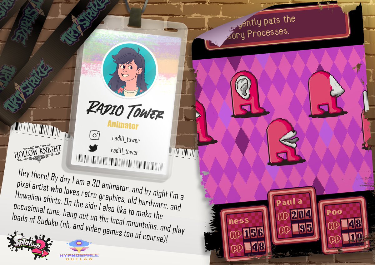 ArtStrike_Game's tweet image. 💥Meet the Contributors #2💥
@fraymotiif 
@jadethest0ne 
@radi0_tower 
@reid_faulkner 

#multianimatorproject #indiegame